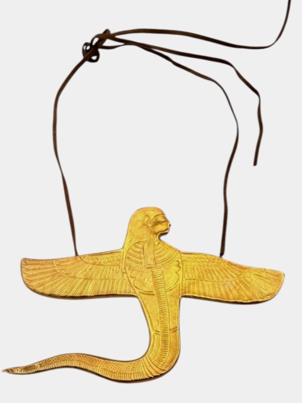 MMA King Tut, 24k gold plated PENDANT, cobra goddess Wadjet, RARE! - Picture 2 of 10